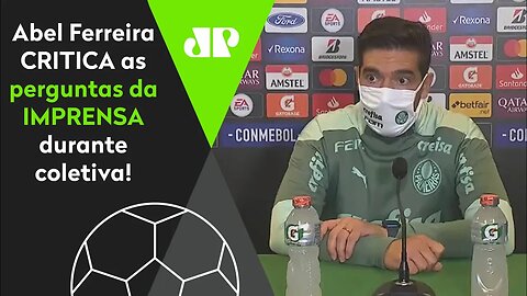 SE IRRITOU! Abel Ferreira CRITICA perguntas da IMPRENSA após Palmeiras 1 x 0 Universidad Católica!