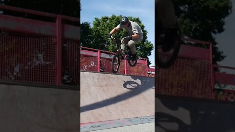 Mid-School BMX Lip Tricks! #short