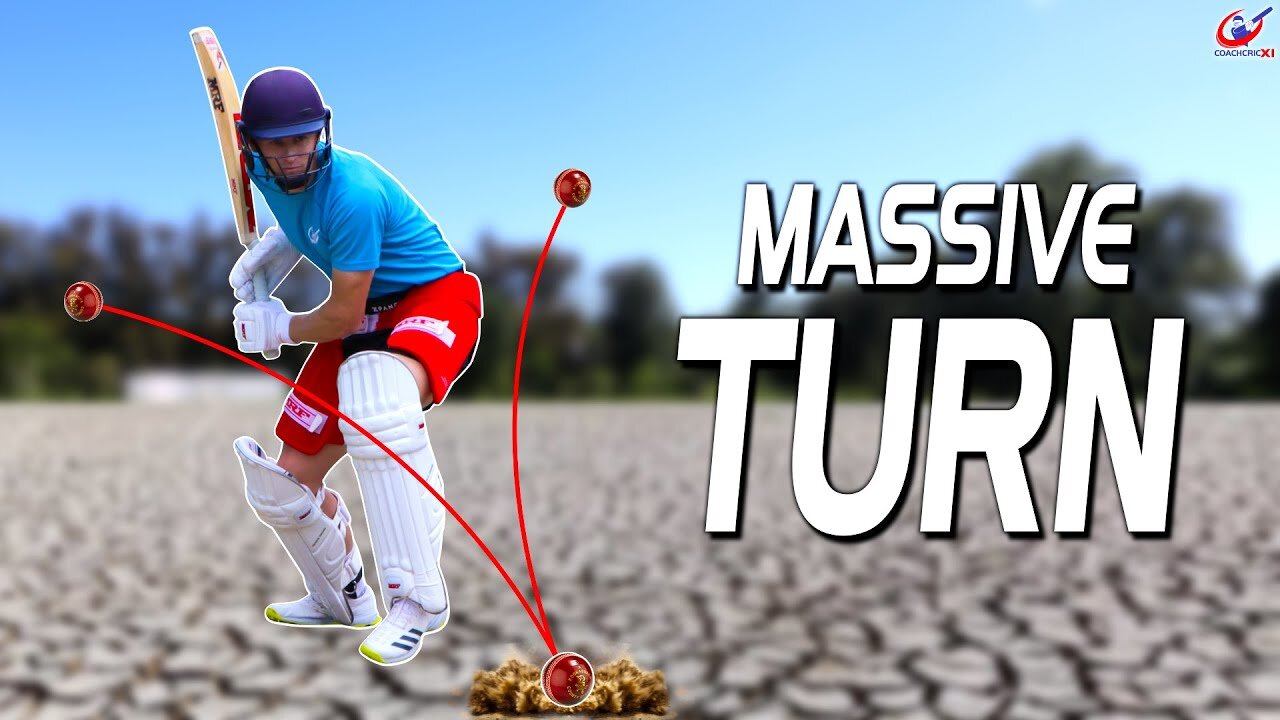 How to BAT against MASSIVE TURN - Great BATTING Drill