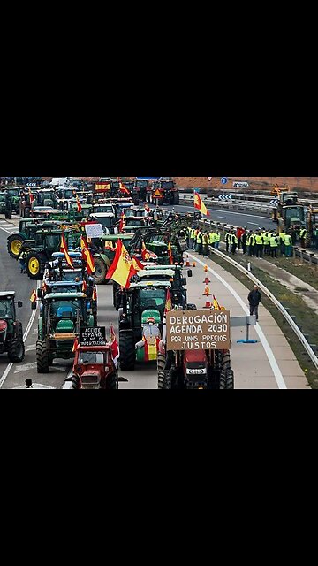 Angry peasant movement reaches Spain.