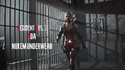 Resident Evil 2 Remake Ada Nukem Underwear Mod Outfit