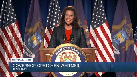 Whitmer speaks during first night of DNC