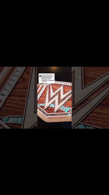 Was Daniel Bryans Wood Belt Actually Eco-Friendly? #shorts