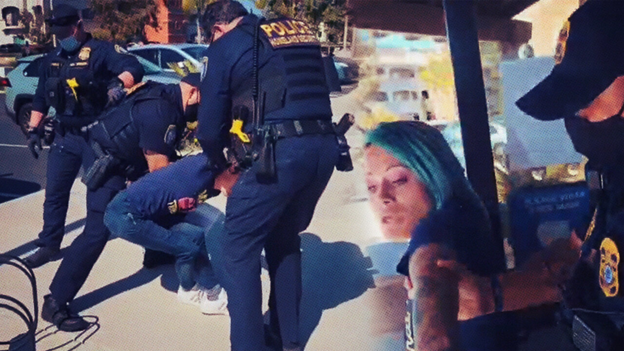 Innocent Woman Manhandled By California Police For Not Wearing A Mask