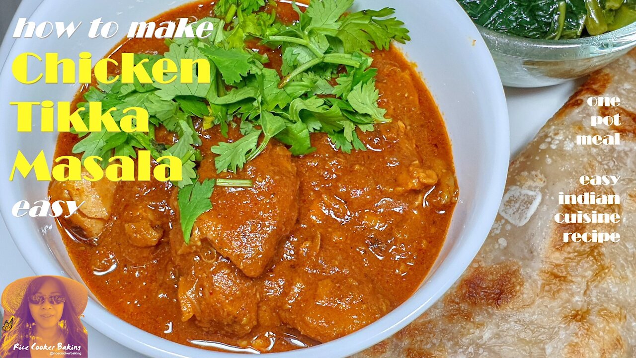 How To Make Chicken Tikka Masala Easy | Indian Chicken Curry | EASY PRESSURE COOKER RECIPES