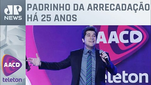 Daniel é surpreendido com homenagem no palco do Teleton 2023