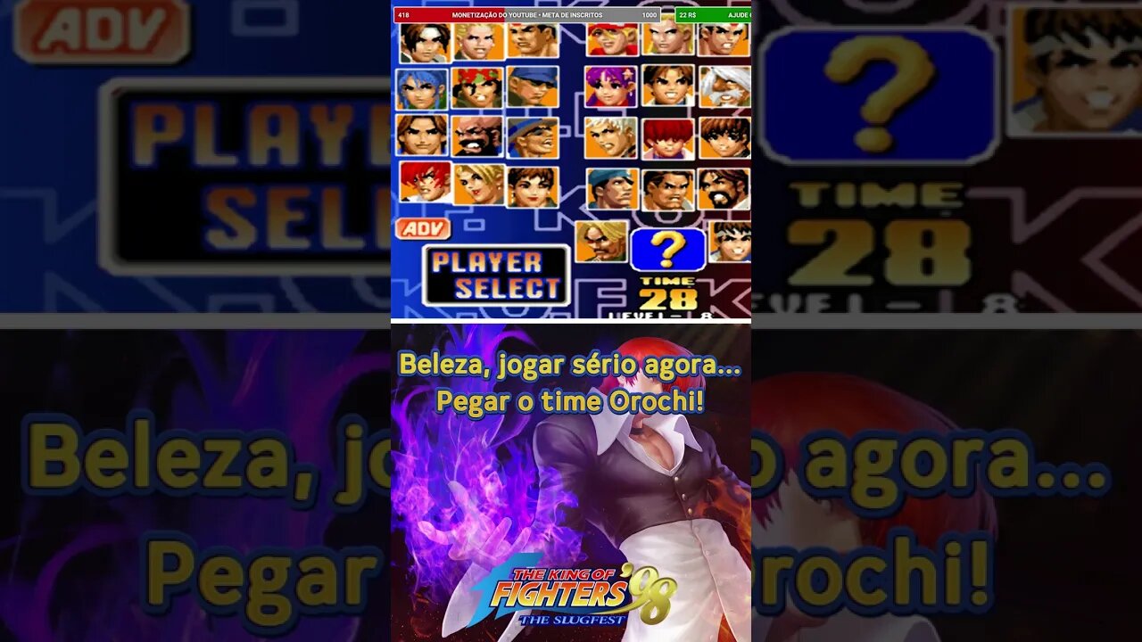 King of Fighters '98: Estou lascado!