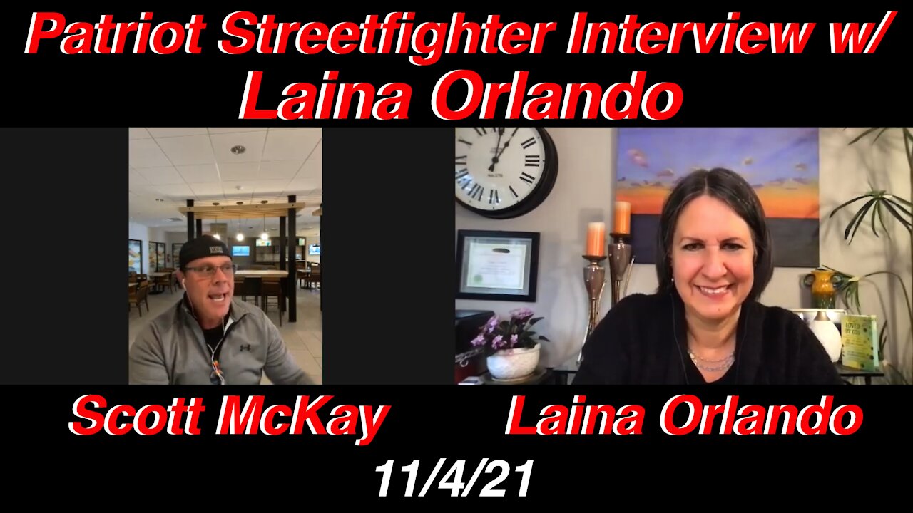 11.4.21 Patriot Streetfighter Interview w/ Laina Orlando