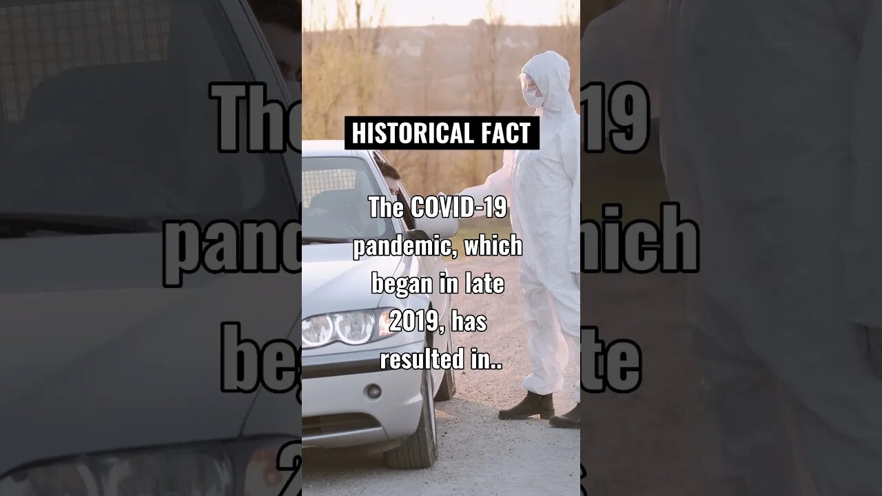 The COVID 19 pandemic, which began in late 2019