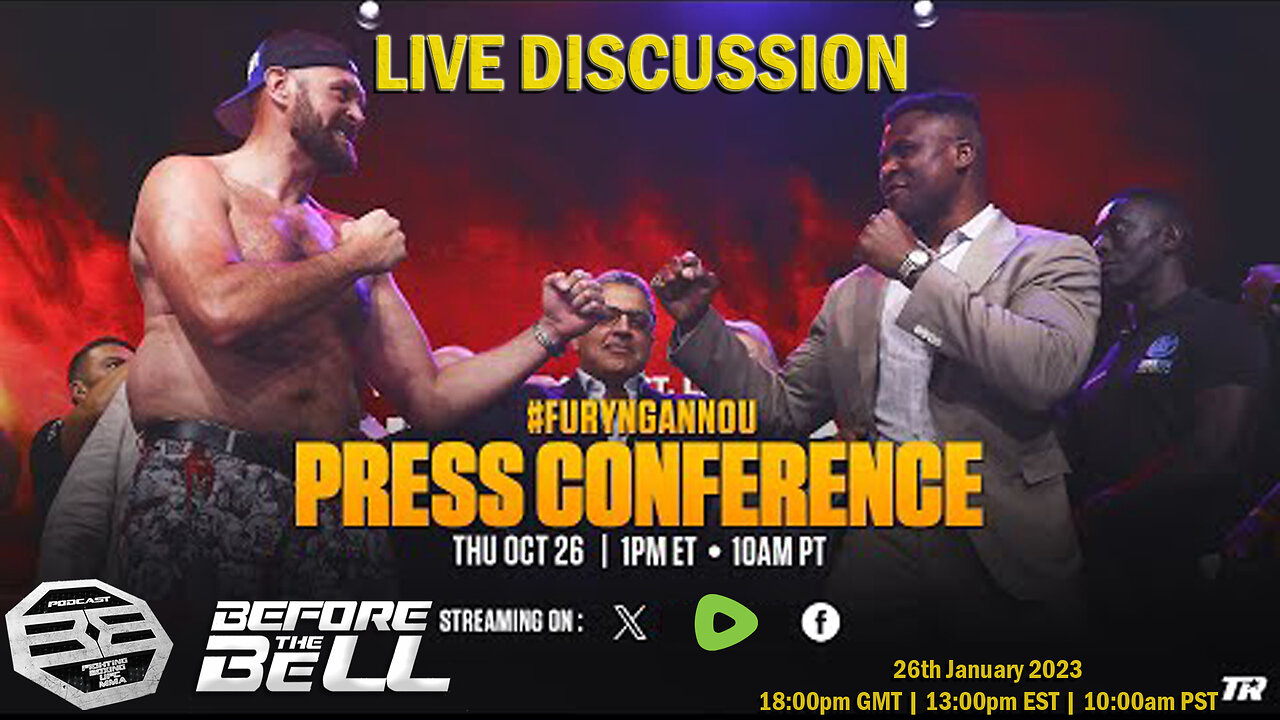 Tyson Fury vs Francis Ngannou: Final Press Conference | LIVE COMMENTARY