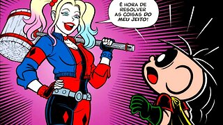 BATMAN RECEBE AJUDA DA TURMA - QUADRINHOS DA TURMA DA MÔNICA