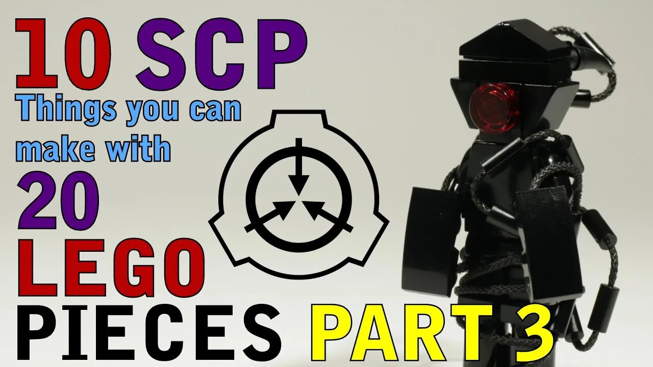 10 SCP things you can make with 20 Lego pieces Part 3