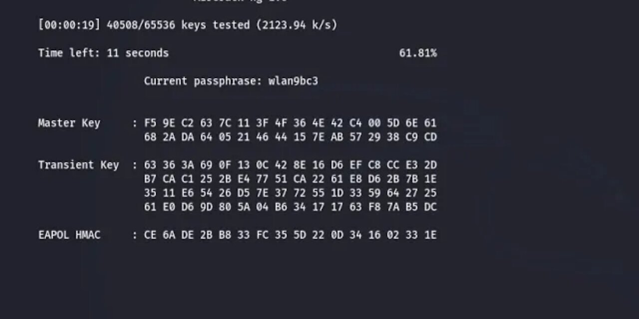 Wifi hacking | WAP2 Cracking |Aircrack + Crunch