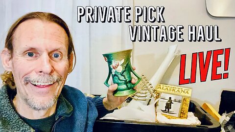 VINTAGE DECOR Shopping HAUL: Exploring a Private Collection LIVE!
