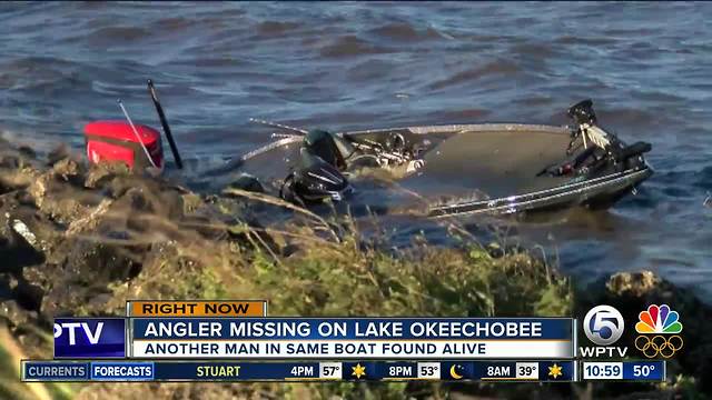 Crashed boat found on Lake Okeechobee; Florida fisherman still missing