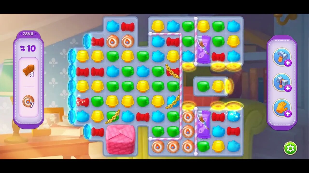 Playrix Homescapes Gameplay Walkthrough Level 7846