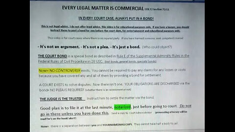The Court Bond