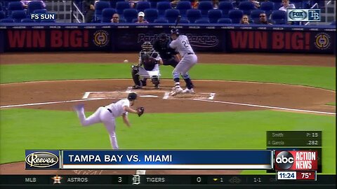 Charlie Morton, Avisail Garcia help lead Tampa Bay Rays to 4-0 win over Miami Marlins