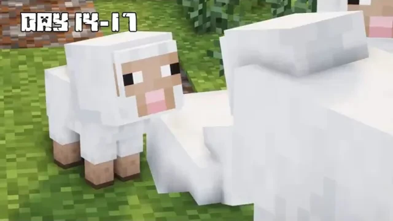 9 %%%%% I Survived 100 Days as a SHEEP in HARDCORE Minecraft!