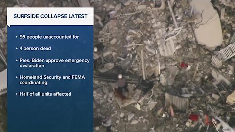 More than 150 people still unaccounted for after Surfside condominium building collapse