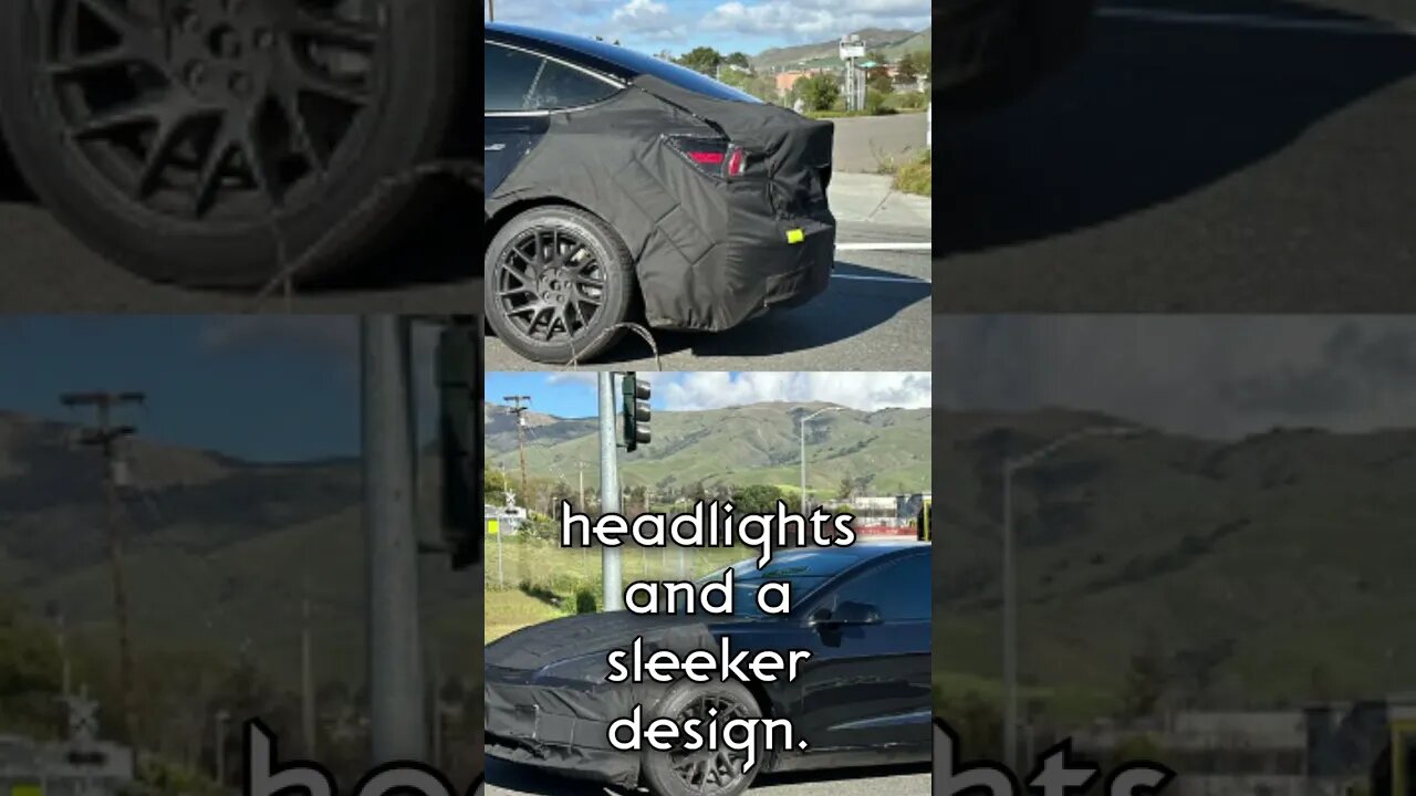 Tesla Model 3 Refresh! Tesla Project Highland in Full Swing! New Images of Refreshed Headlights /HW4