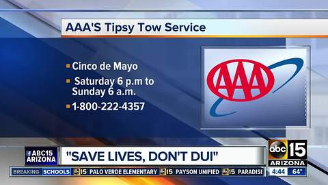 Free, safe rides home on Cinco de Mayo