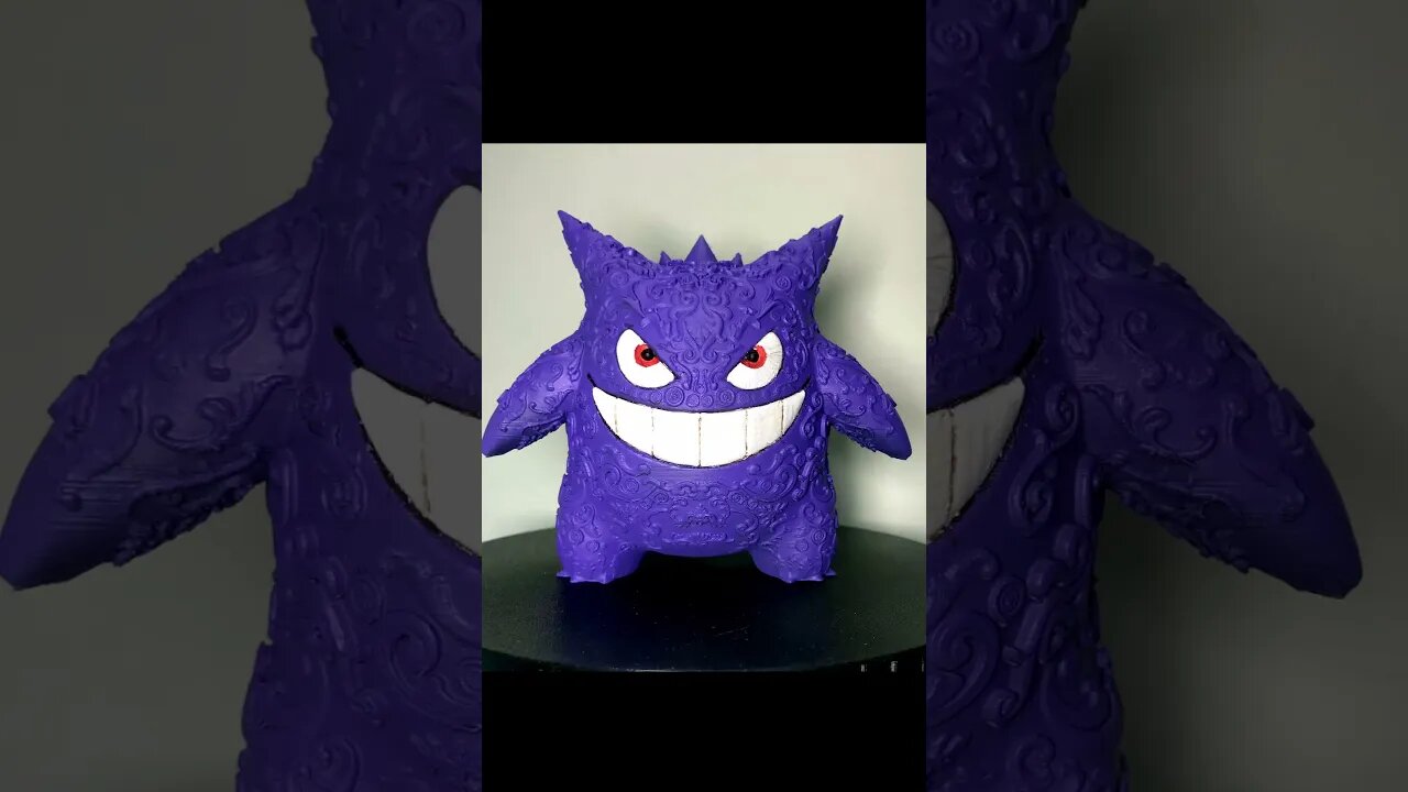 Ornamental Gengar 3D Printed #shorts