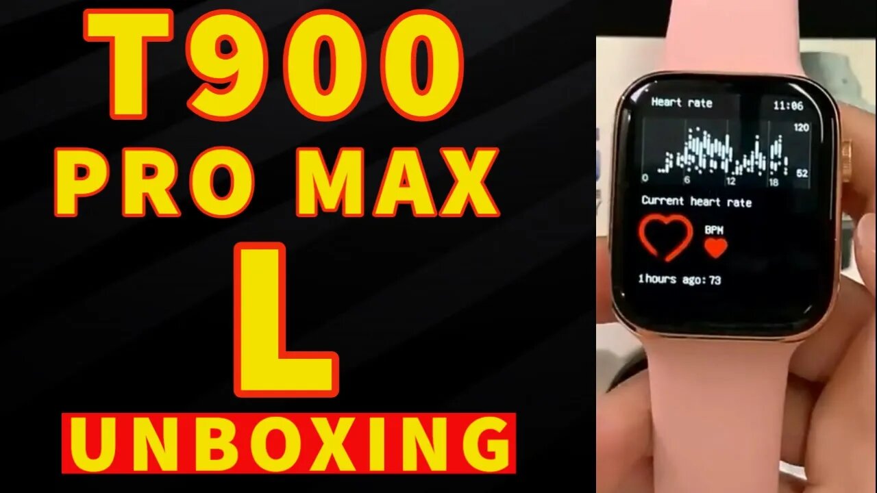 T900 PRO MAX L smart watch unbox #2 watch 8