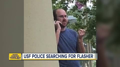 USF Police searching for man who exposed himself