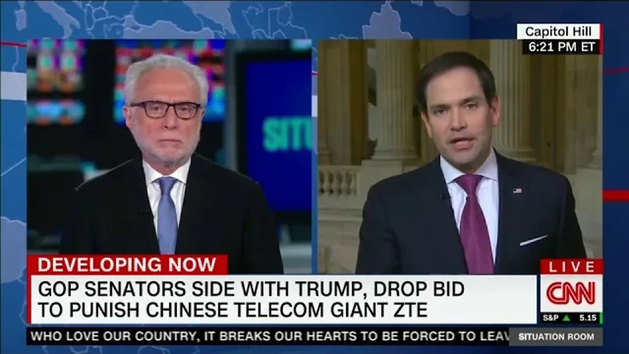 Rubio on ZTE: We Got Played Again And This Cannot Continue to Happen