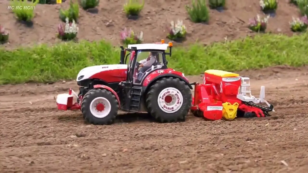 3 % RC TRACTOR, RC TRUCKS COLLECTION!! RC FARMING, MACHINES, RC HYDRAULIC DIGGER, RC EXCAVATOR TRANS