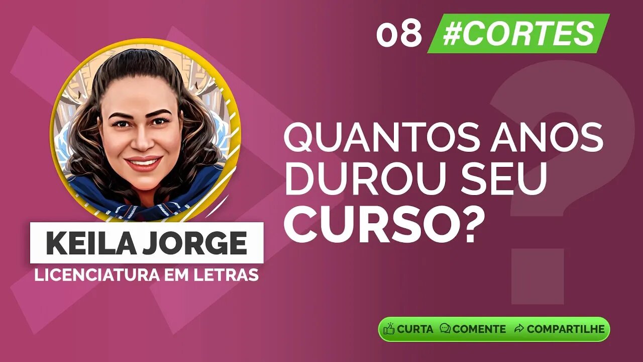 008 Quantos anos durou seu curso? #carreiras #dicasdecarreira #ensinomédio #ingles #português