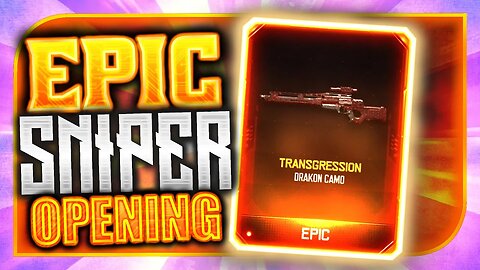 "EPIC CAMO" SUPPLY DROP OPENING! Black Ops 3 RAREST Item In Common Supply Drop (BO3 Supply Drop)