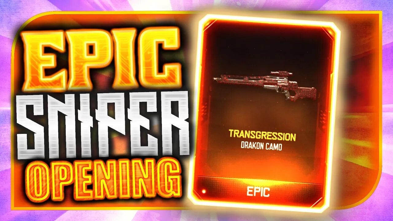 "EPIC CAMO" SUPPLY DROP OPENING! Black Ops 3 RAREST Item In Common Supply Drop (BO3 Supply Drop)