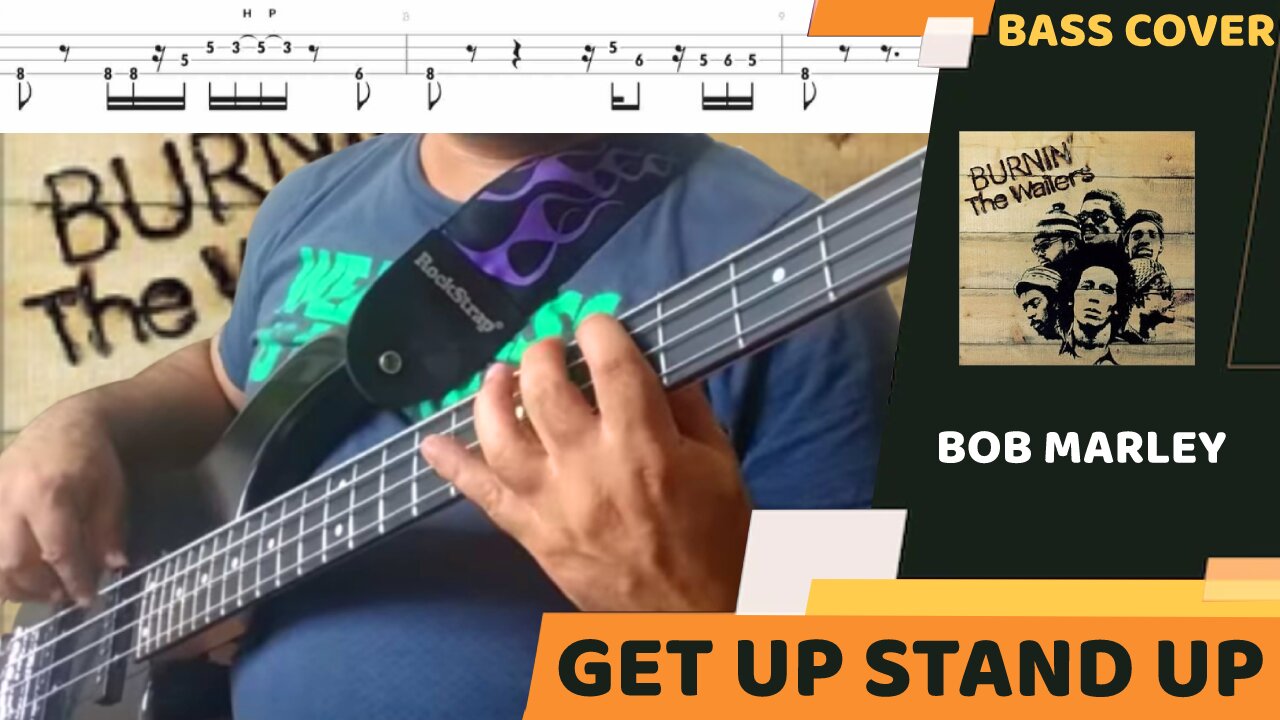 Bob Marley - Get Up Stand Up - Bass Cover & Tabs