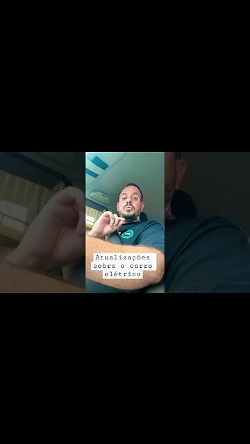 Matéria sobre carro elétrico. #mobilidadeeletrica #brasil
