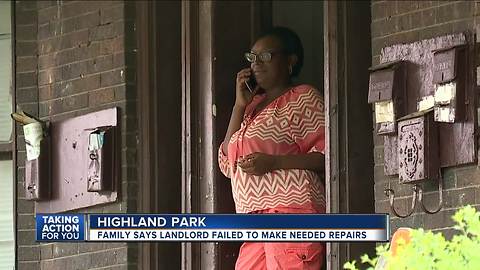 Family says landlord failed to make much needed repairs