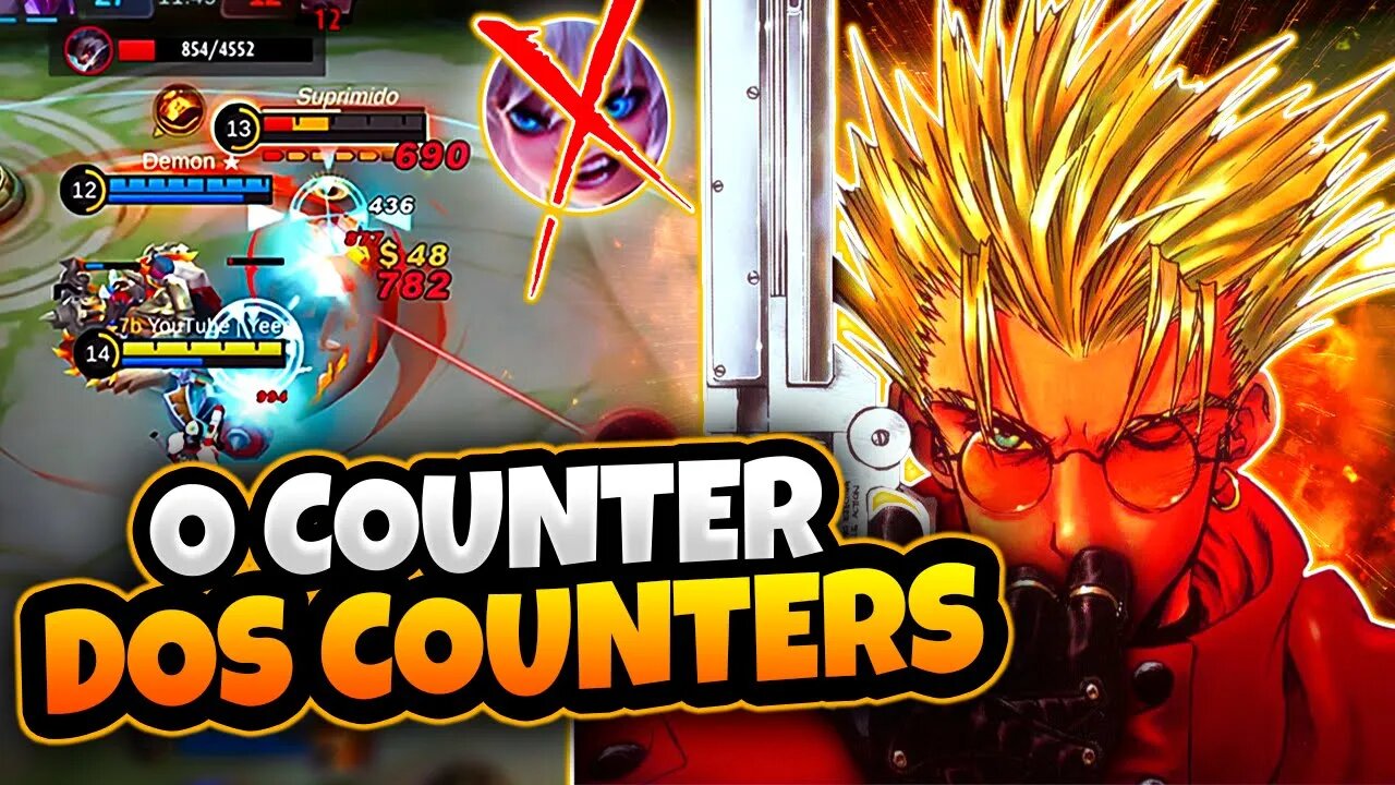 COUNTEREI O COUNTER DE TUDO! QUE LUTA INJUSTA | MOBILE LEGENDS