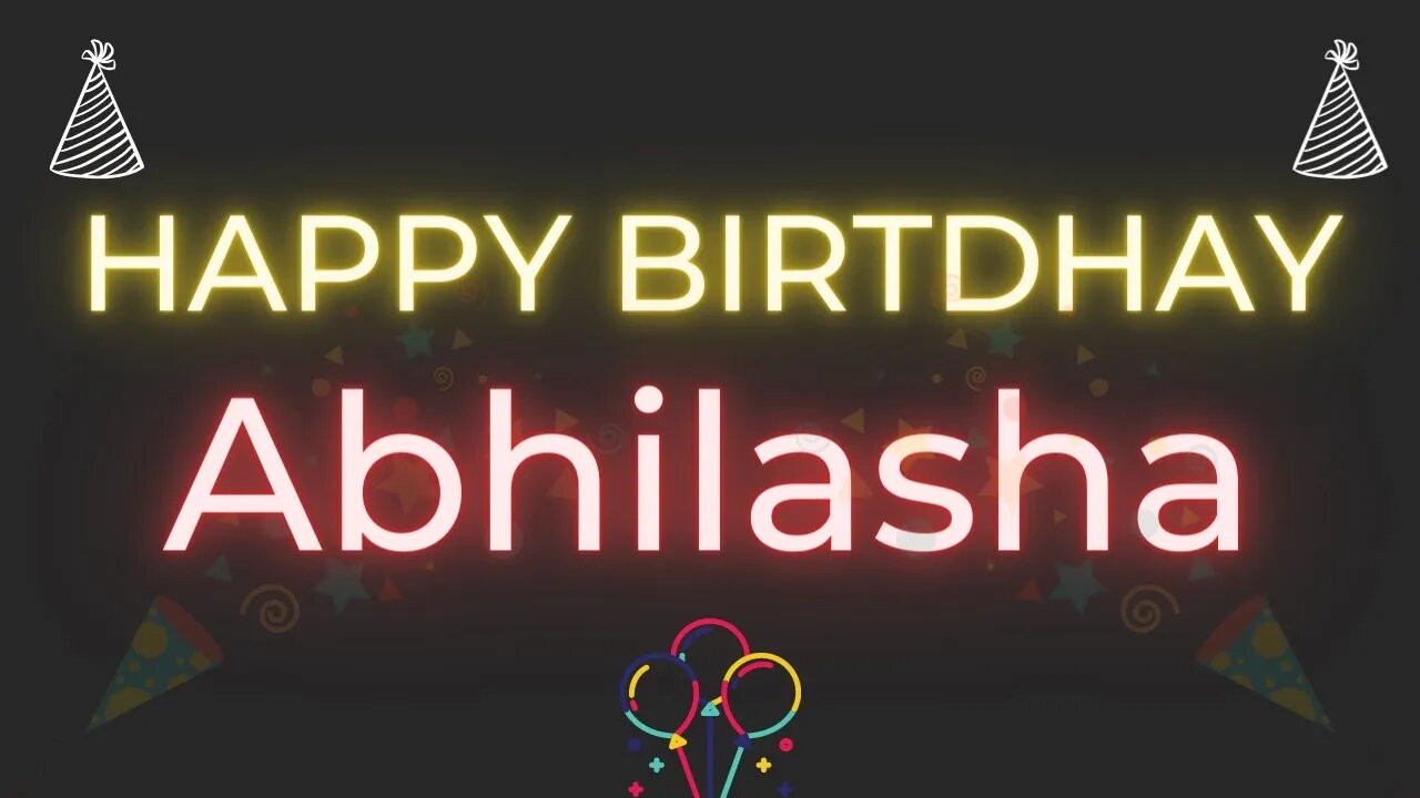 Happy Birthday to Abhilasha - Birthday Wish From Birthday Bash