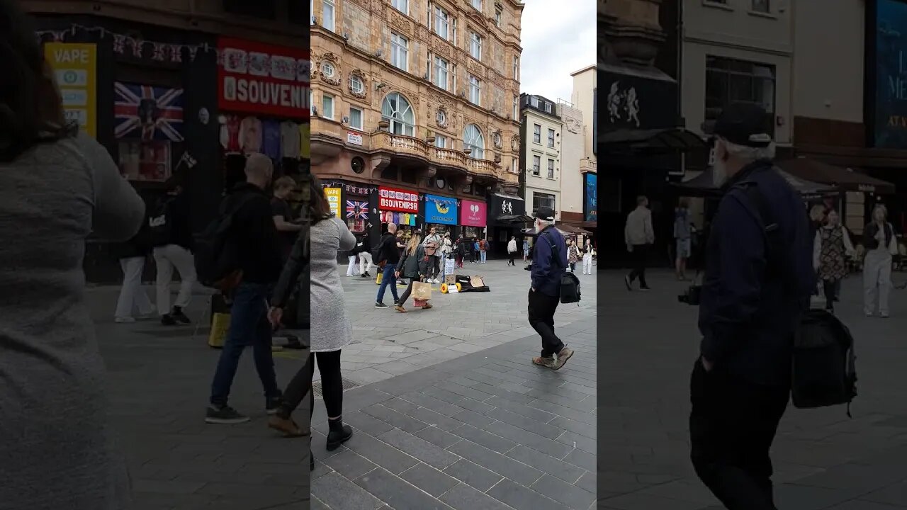 street performer Full HD London 16th May 2023