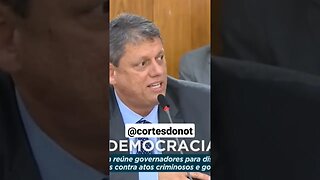 TARCÍSIO - PRECISAMOS CONSTRUIR GESTOS PARA PACÍFICAR