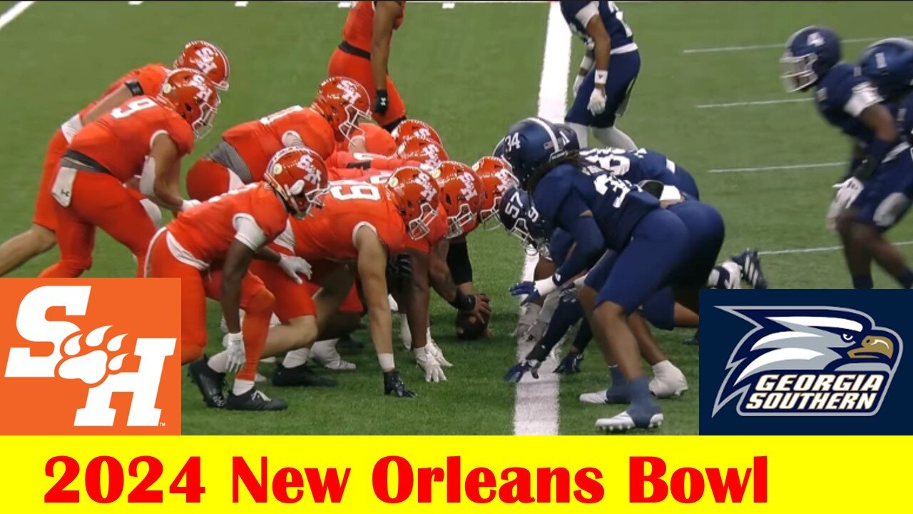 Georgia Southern vs Sam Houston Football Game Highlights, 2024 New Orleans Bowl