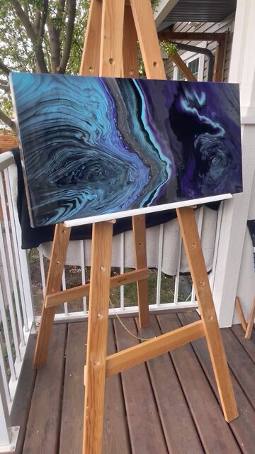 SALE #18 Moody Blues Double Ring Pour #art #shorts