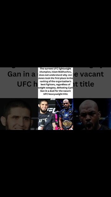 Jon Jones is not regarded by Islam Makhachev as the world's top fighter. #short
