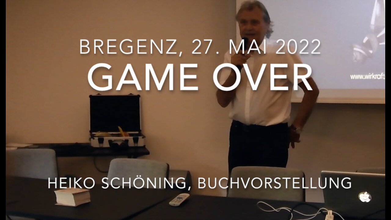 Heiko Schöning, "Game over", Buchvorstellung, 27.5.2022 Bregenz