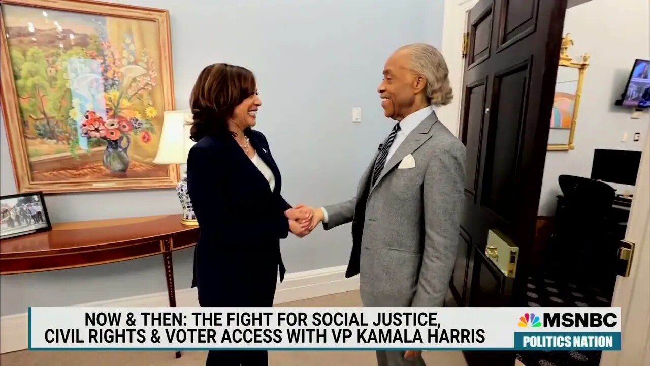 Al Sharpton Knocks On Kamala Harris’ Door For Hard-Hitting Interview About Her Office Artwork