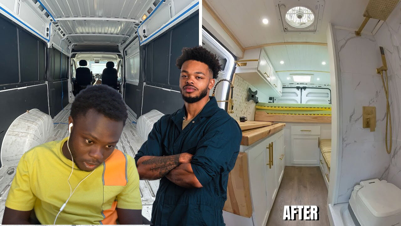 I Transformed a Work Van into a Mobile Home | Reaction