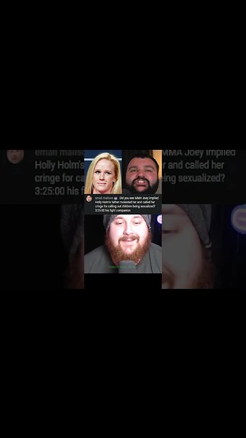 @MMAJOEYC is pro grooming children?! And thinks Holly Holm is cringe - MMA Guru Reacts