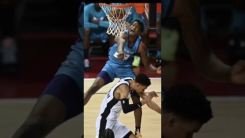 You’ve be hit by…KAI JONES! #nba #victorwembanyama #michaeljackson #nbasummerleague #smoothcriminal