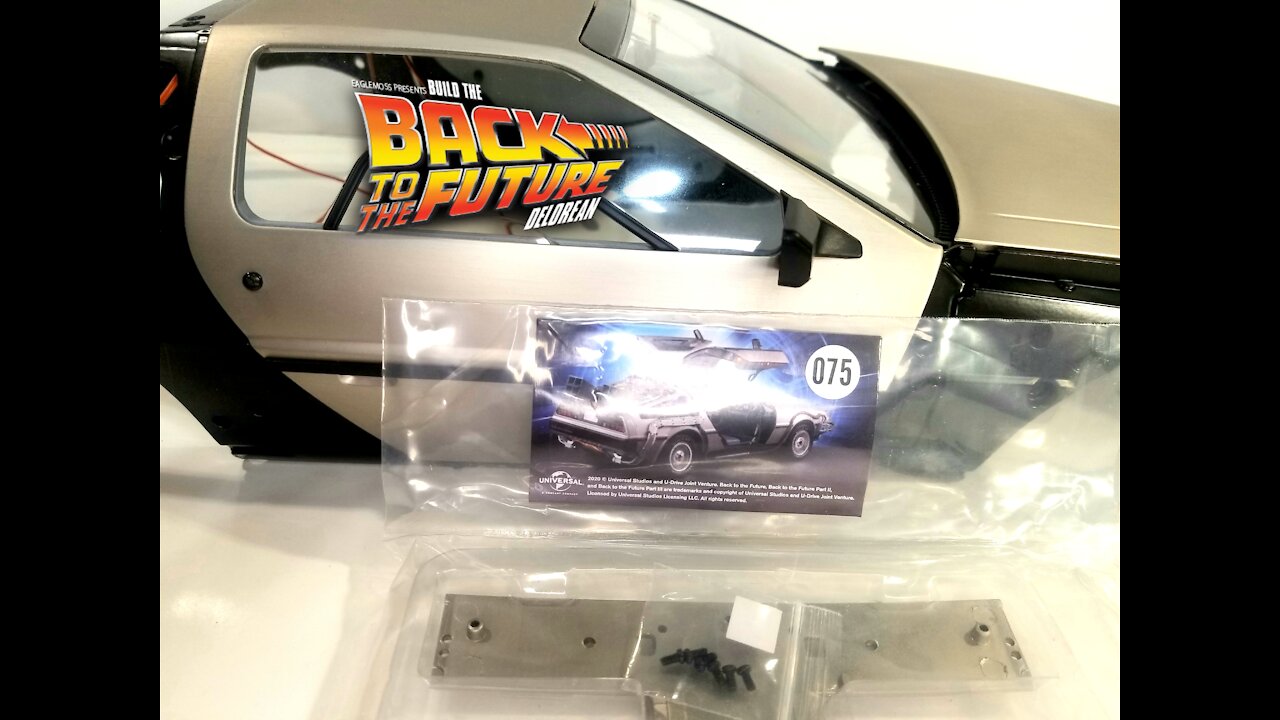 back to the future delorean by eaglemoss issue 75